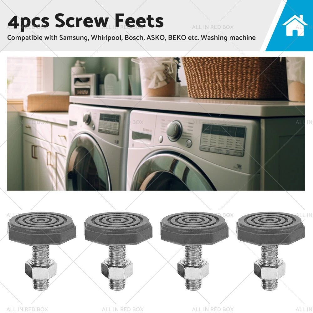 Screw Feet Leg M10 for Samsung 4 Universal Front Loader Washing Machine