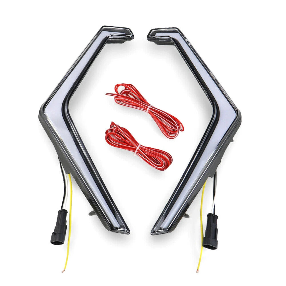 1 Pair Front LED Turn Signal Lights for RZR RS1 Turbo XP 4 1000 (2018-2023)