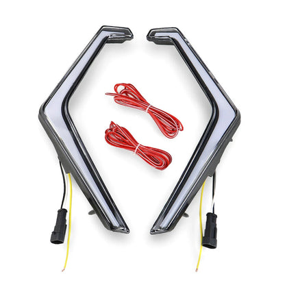 1 Pair Front LED Turn Signal Lights for RZR RS1 Turbo XP 4 1000 (2018-2023)