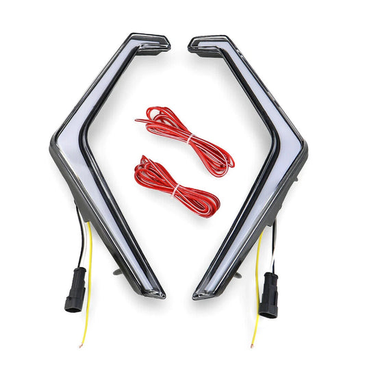1 Pair Front LED Turn Signal Lights for RZR RS1 Turbo XP 4 1000 (2018-2023)