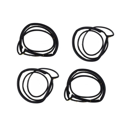 Front Rear Door Rubber Seal Set 4 Fits Honda Civic ES G7 4 Door Sedan 2001-05
