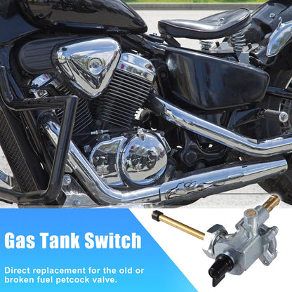 Fuel Gas Tank Switch Valve Petcock Set for Honda Shadow Aero VT750C2 (2004-2009)