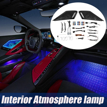 Door Sound Speaker Cover Trim with RGB Lights for Corvette C8 (2019-Present)