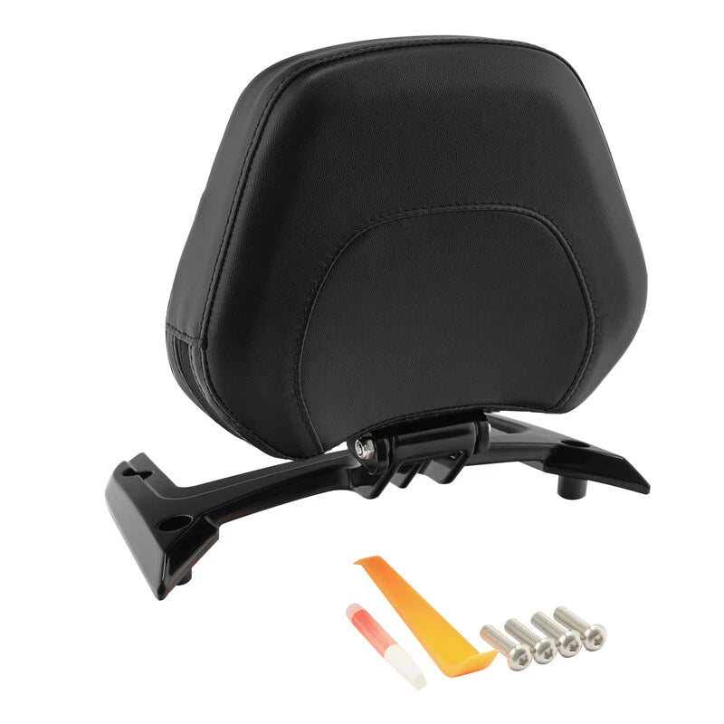 Black Rear Passenger Backrest Pad for Honda Goldwing GL1800 (2018-2025)