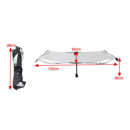 Foldable Windshield Sun Shade Visor Cover for Car (Universal Fit)