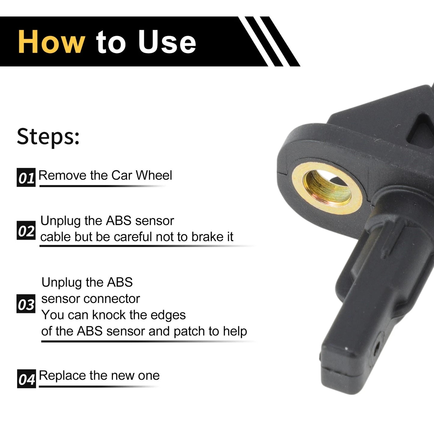 ABS Wheel Speed Sensor for Ford Escort (2015)