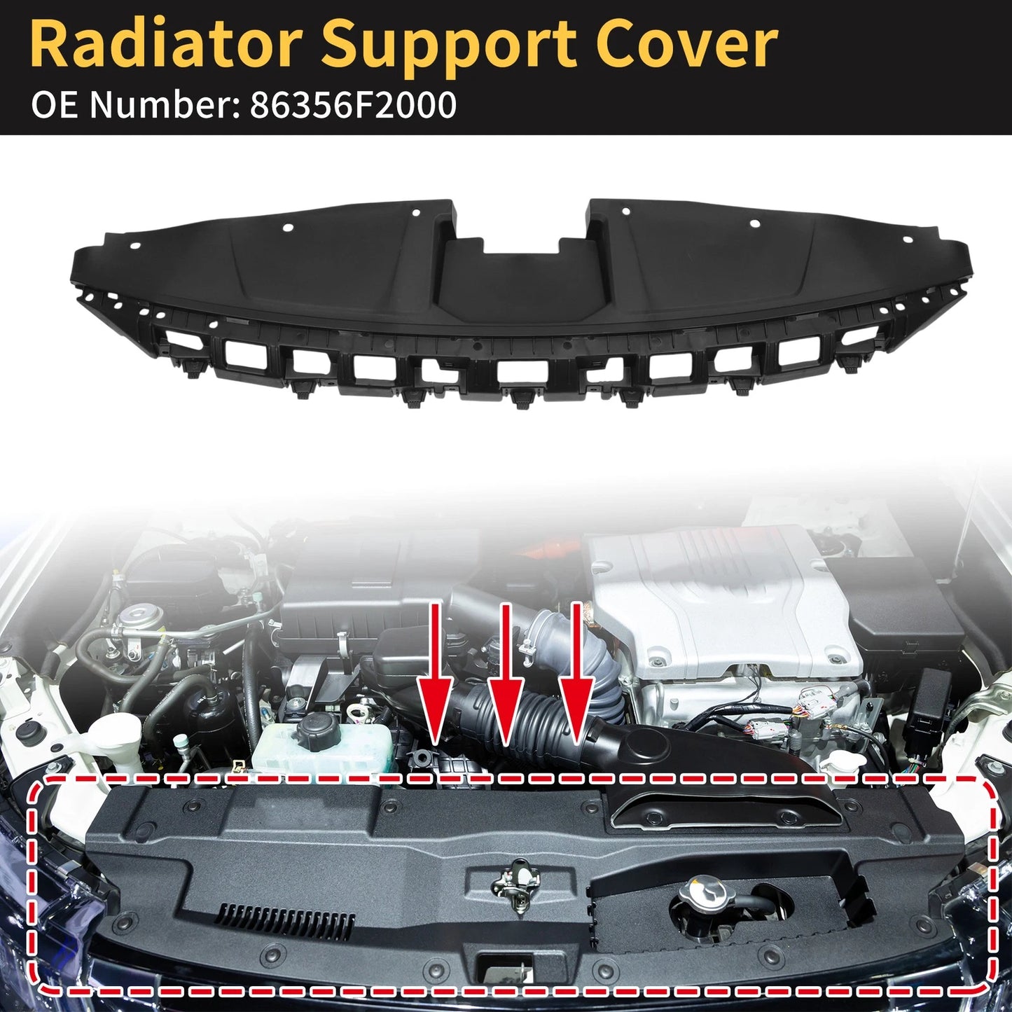 Radiator Support Cover for Hyundai Elantra (2017-2018)