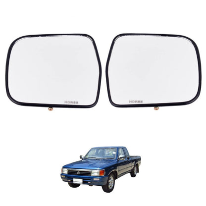 Side Door Mirror Glass Lens Pair Fits Toyota Hilux LN85 LN106 4Runner 1989-97
