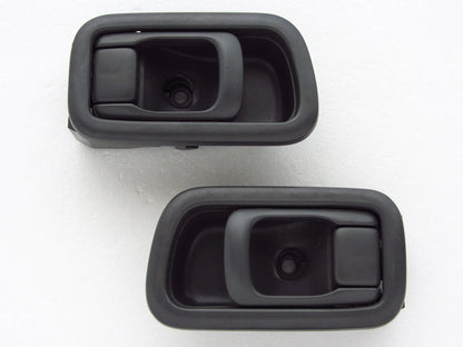 Inner Door Handle Pair for Nissan Navara D22 Ute Pickup Grey Interior