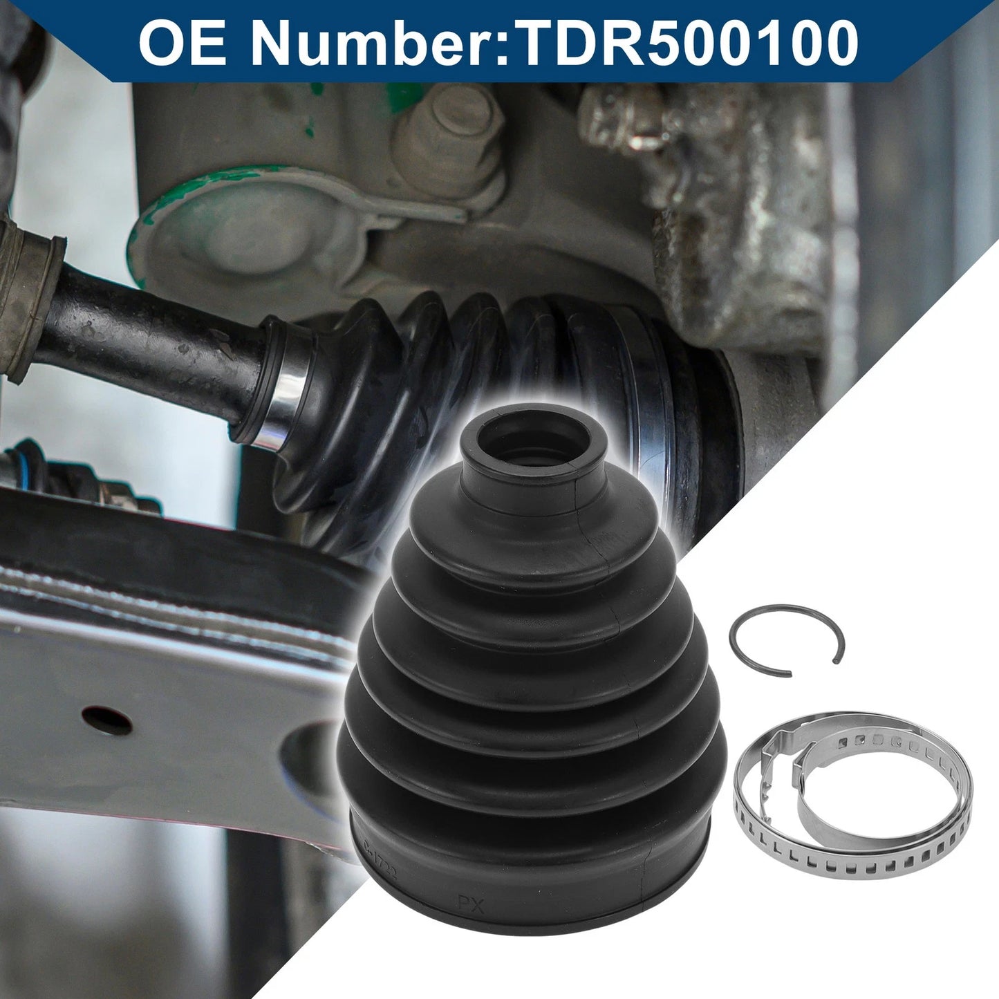 Outer CV Joint Boot Kit w/ Clamps for Land Rover Range Rover Evoque (2012-2018)