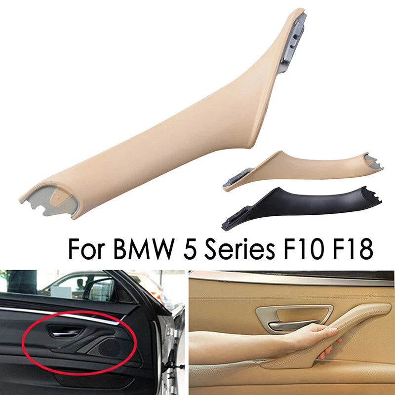 Beige Rear Left Door Panel Handle Pull Trim for BMW 5 Series F10 F11 F18