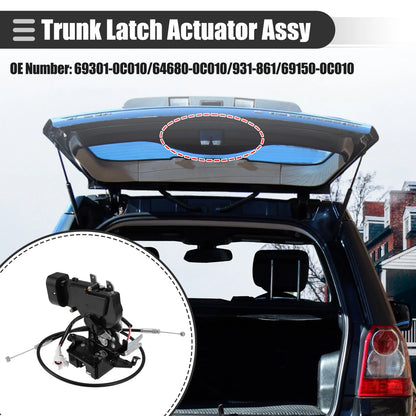 Boot Latch Actuator for Toyota Sequoia 2001-2007 (2001-2007) Black