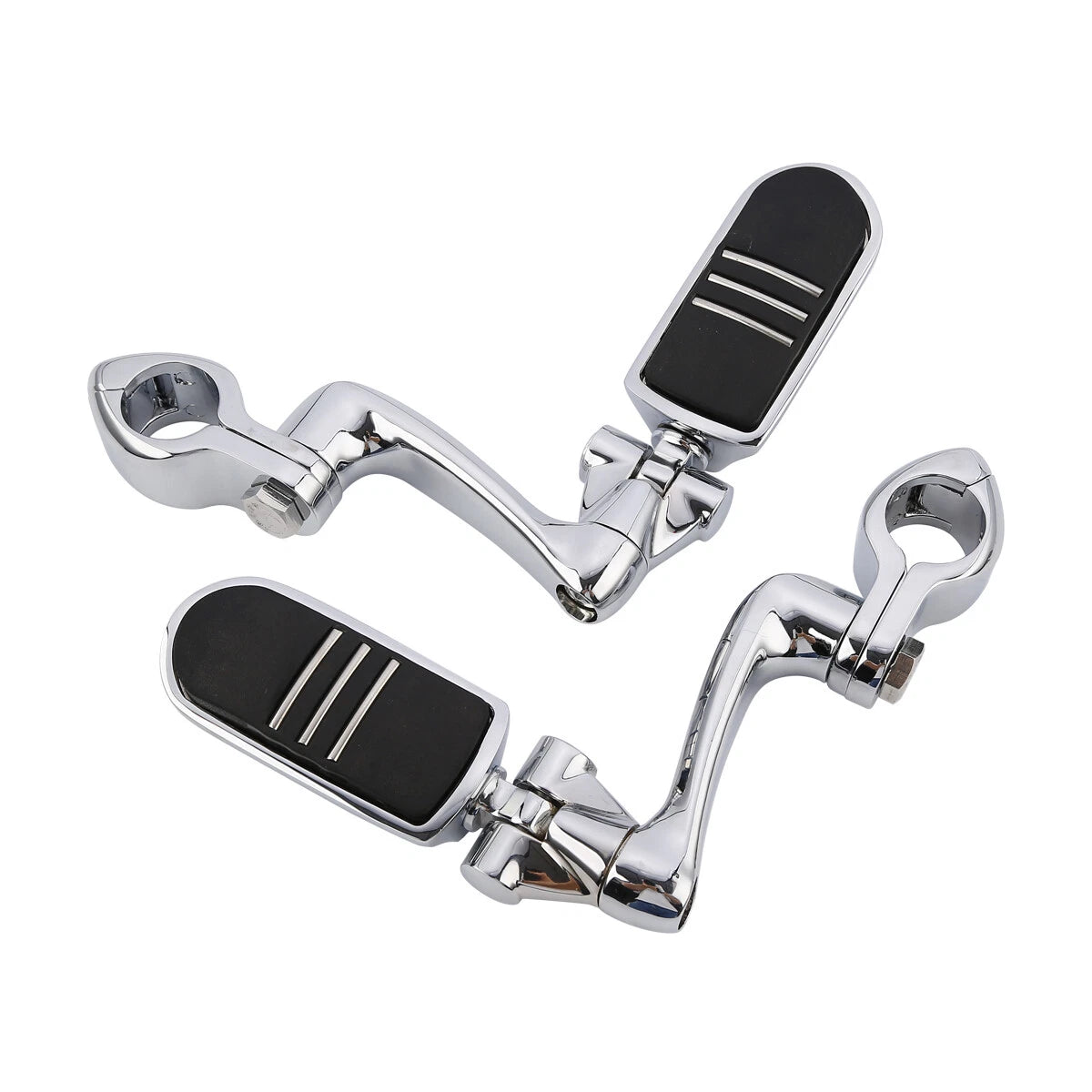360 Adjustable Highway Foot Pegs 1.25" for Motorcycle Engine Guard