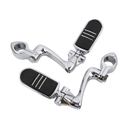 360 Adjustable Highway Foot Pegs 1.25" for Motorcycle Engine Guard