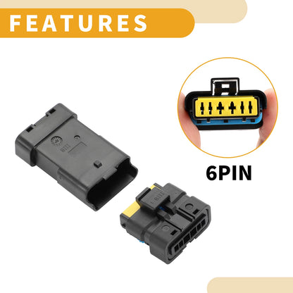 6 Pin Throttle Fuel Pump Connector for Peugeot