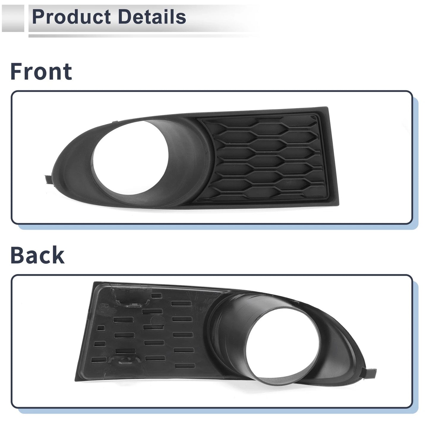 1 Pc Front Right Fog Light Grill for Dodge Journey (2011 - 2020)