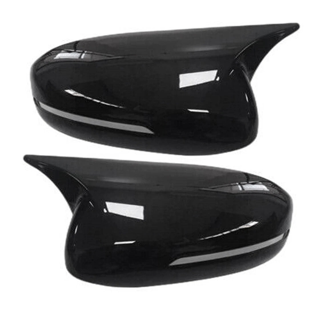 Black OX Horn Rear View Mirror Covers for Kia Optima K5 (2011-2015)