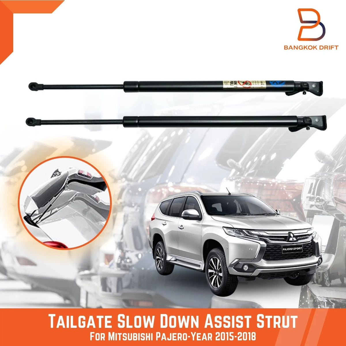 Tailgate Assist Strut Damper for Mitsubishi Pajero Montero Sport (15-22)