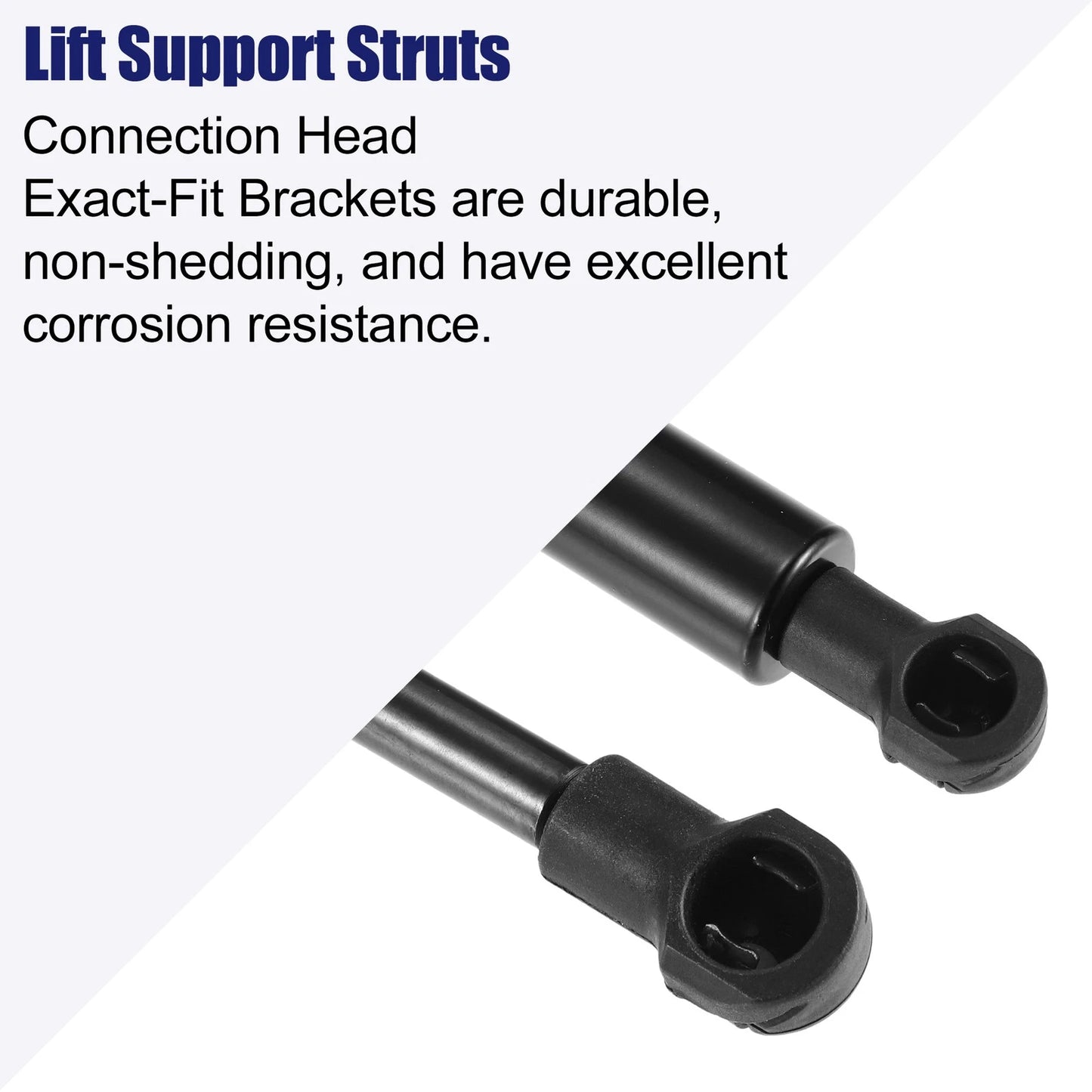 Front Hood Lift Support Gas Struts for Porsche 911 Coupe Black (1999-2005)