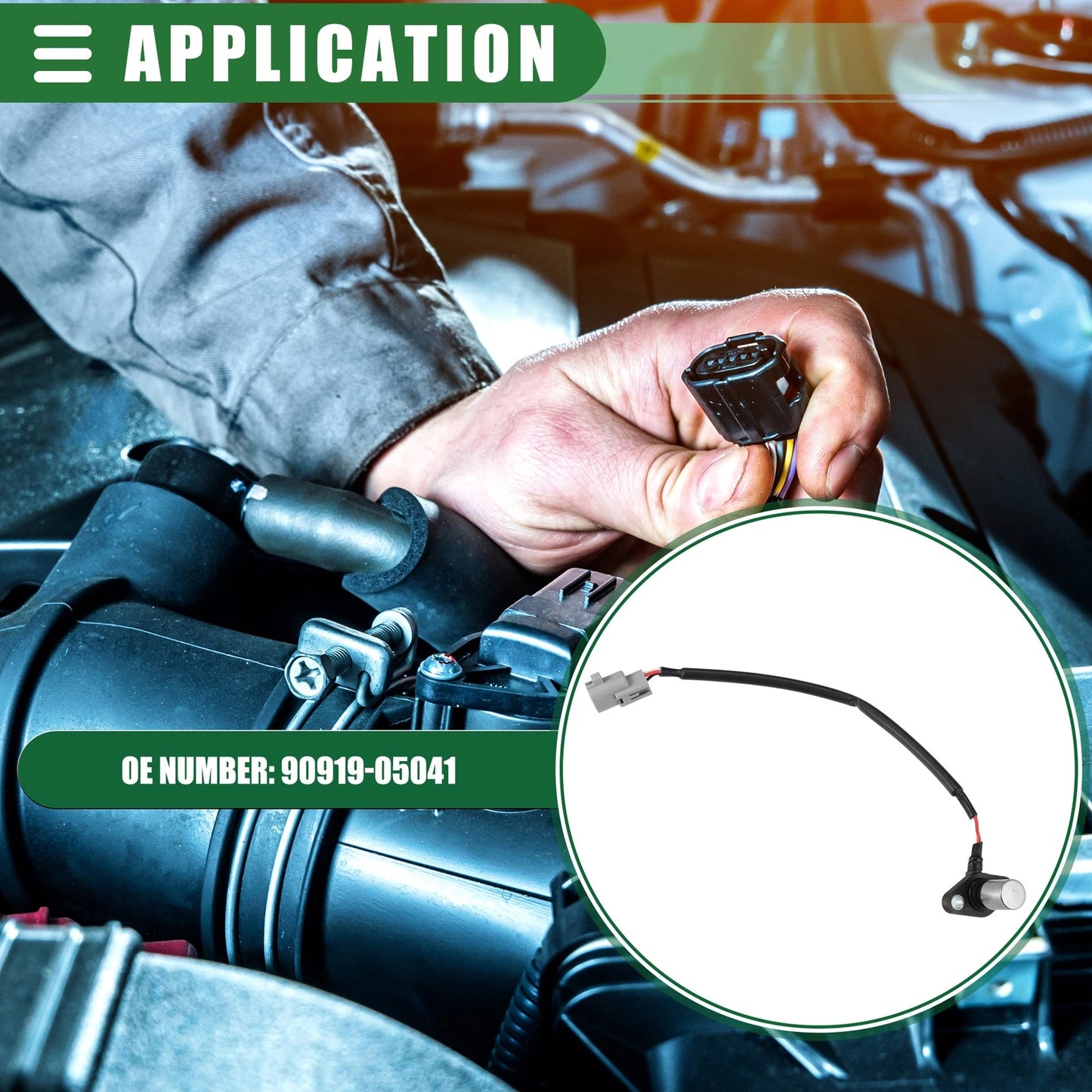 Engine Crankshaft Position Sensor Crank Sensor for Toyota Land Cruiser