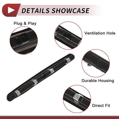 LED Black Third Brake Light for Chevrolet Camaro ALL Models