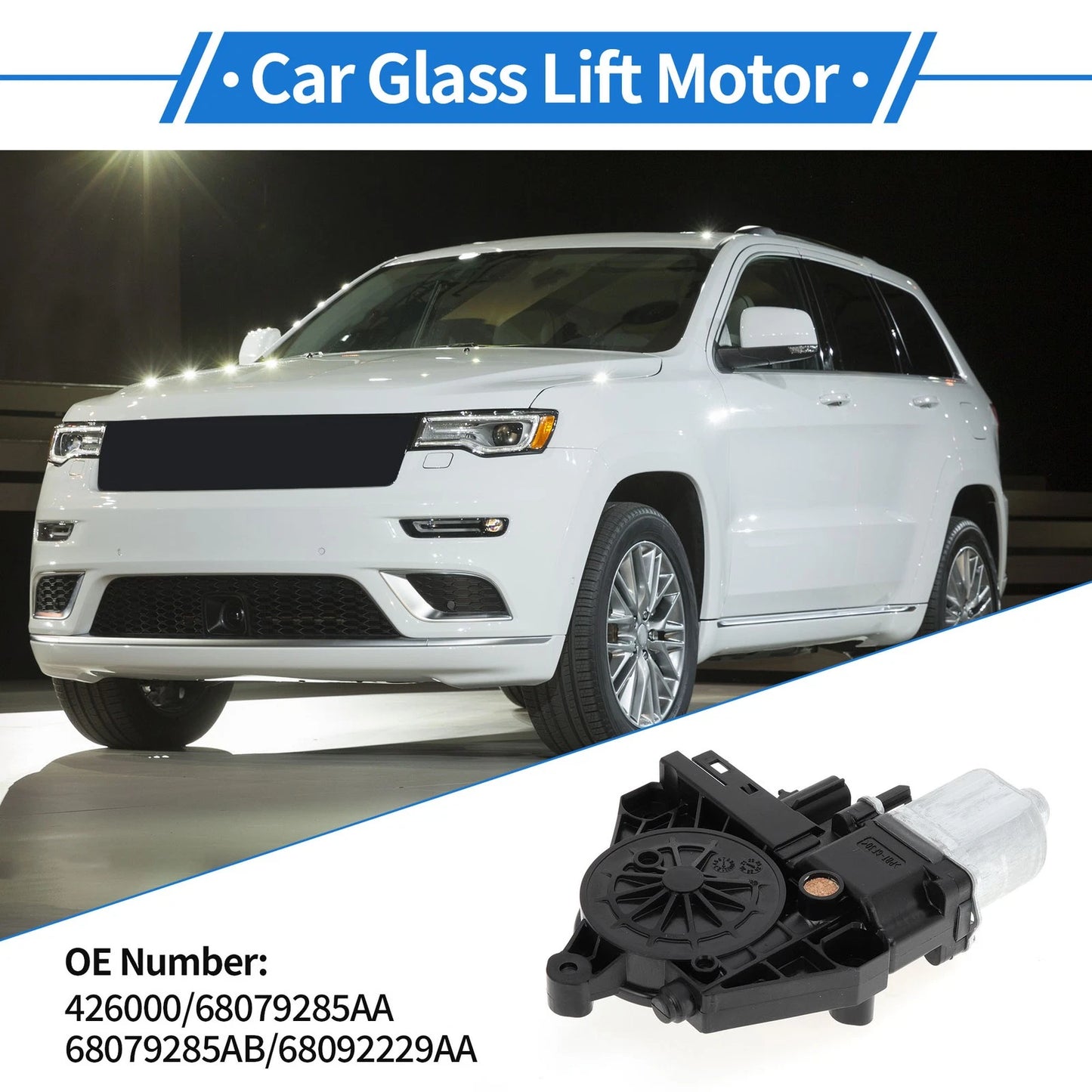 Power Window Regulator Lift Motor for JEEP Grand Cherokee (2011-2021)