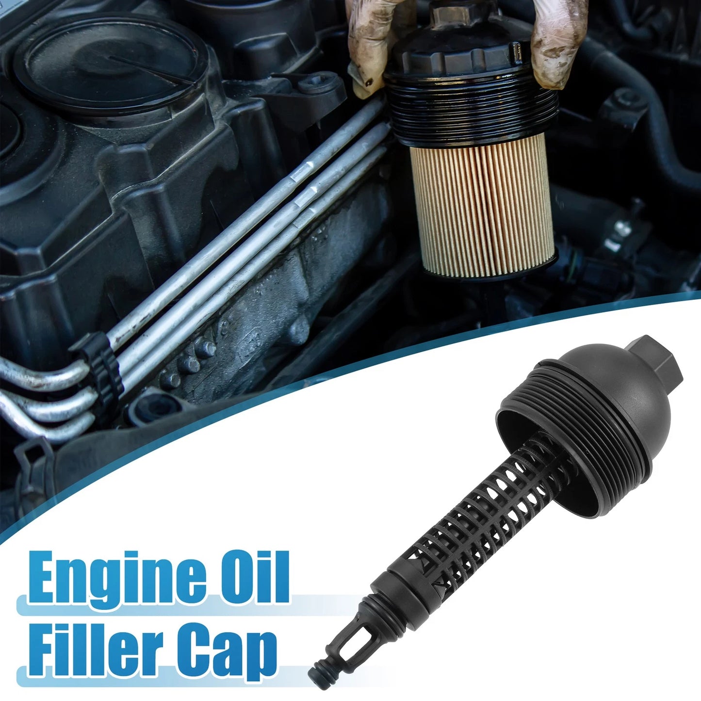 Engine Oil Filter Housing Cover for BMW 335d E90 (2009-2011)
