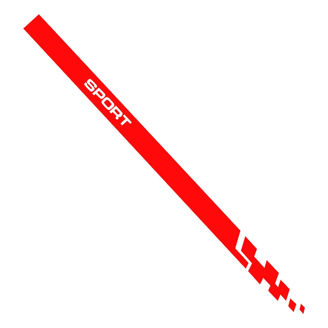 Racing Sport Car Side Fender Skirt Stripe Stickers for Make & Model