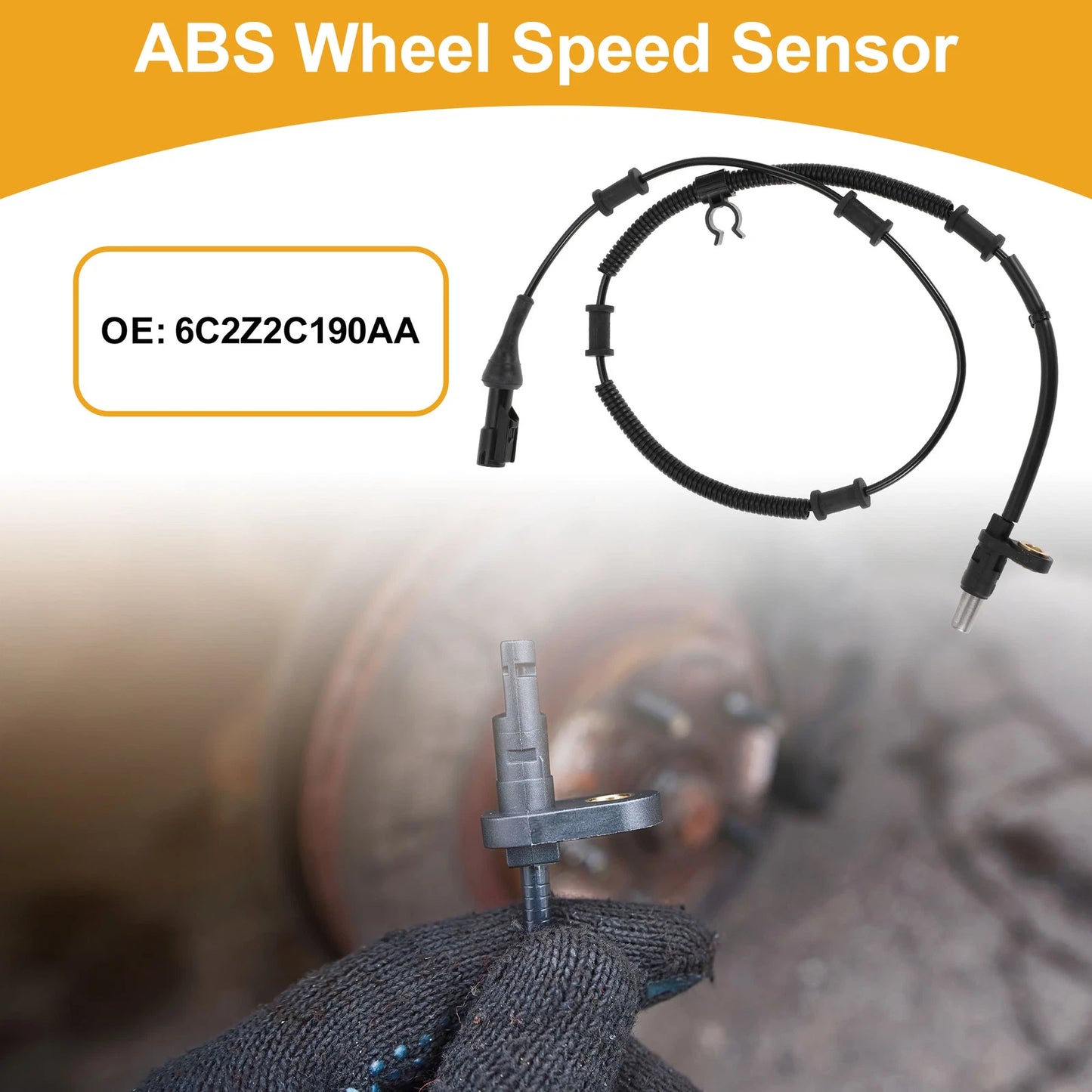 ABS Wheel Speed Sensor for Ford E-250 (2006-2007) Rear Left