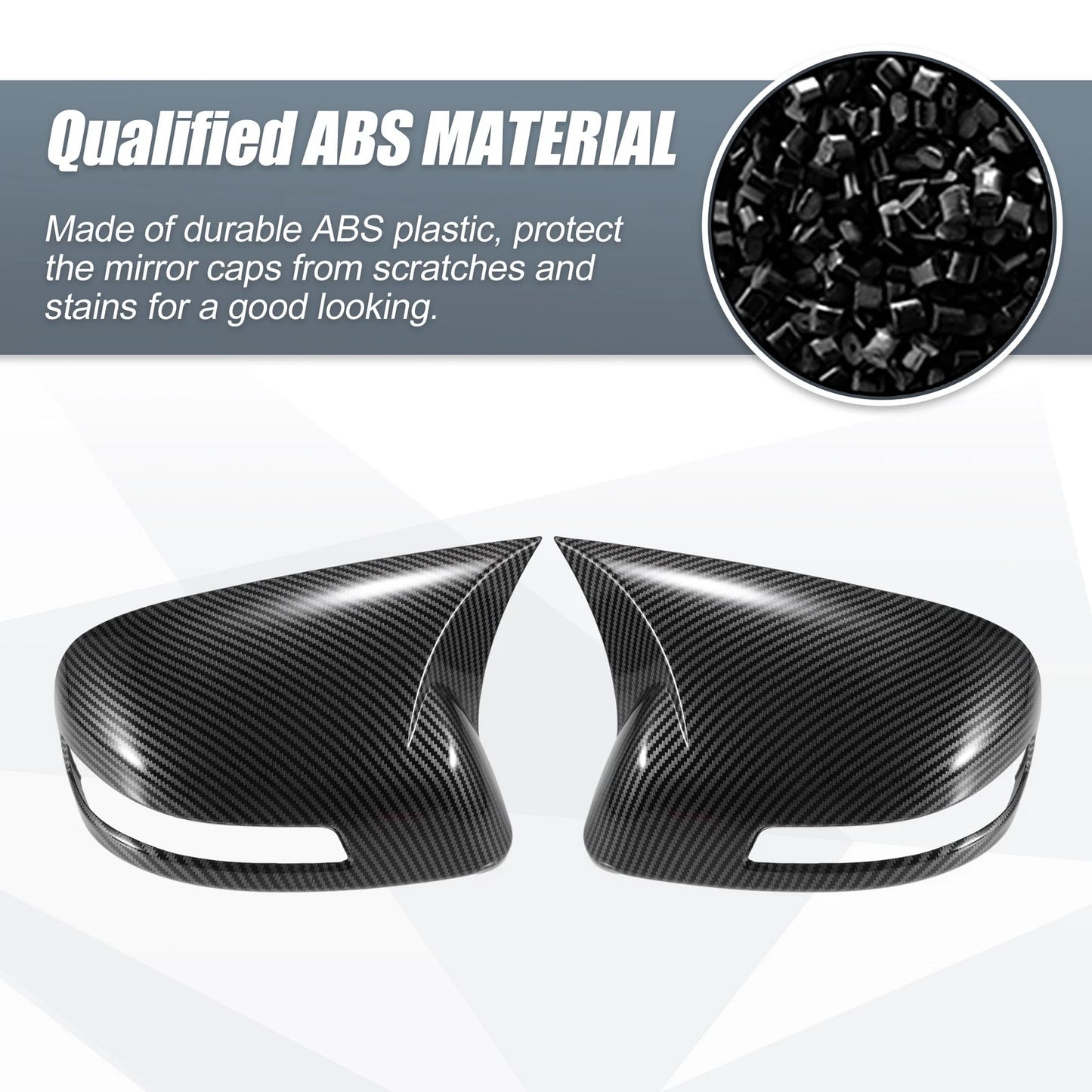 Rearview Mirror Cover Overlay Carbon Fiber for Honda Civic (2012-2015)