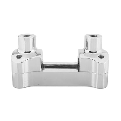 Handlebar Riser Clamp Mount Kit for Harley Dyna, Street Bob, Sportster (2004-2023)