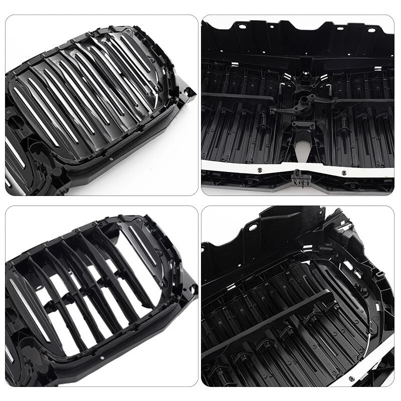 Front Radiator Air Grille Shutter for 2019-2023 BMW G05 X5 M50i Replacement