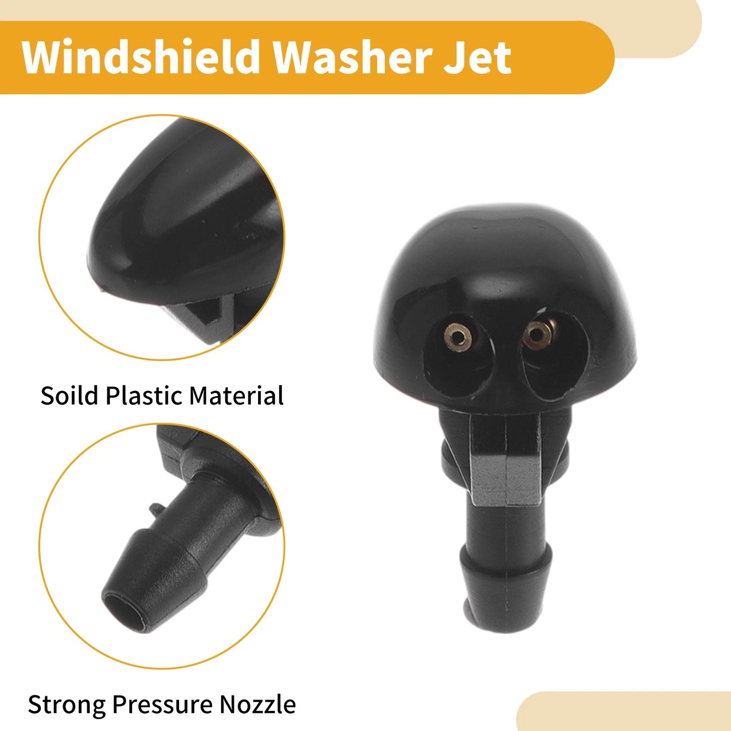 Front Windshield Washer Nozzles for Nissan Frontier (1998-2004)