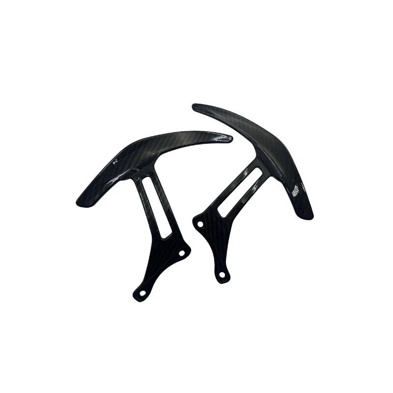 Real Carbon Fiber Steering Wheel Paddle Shifter For Ferrari 458/430/360/ 2013 FF