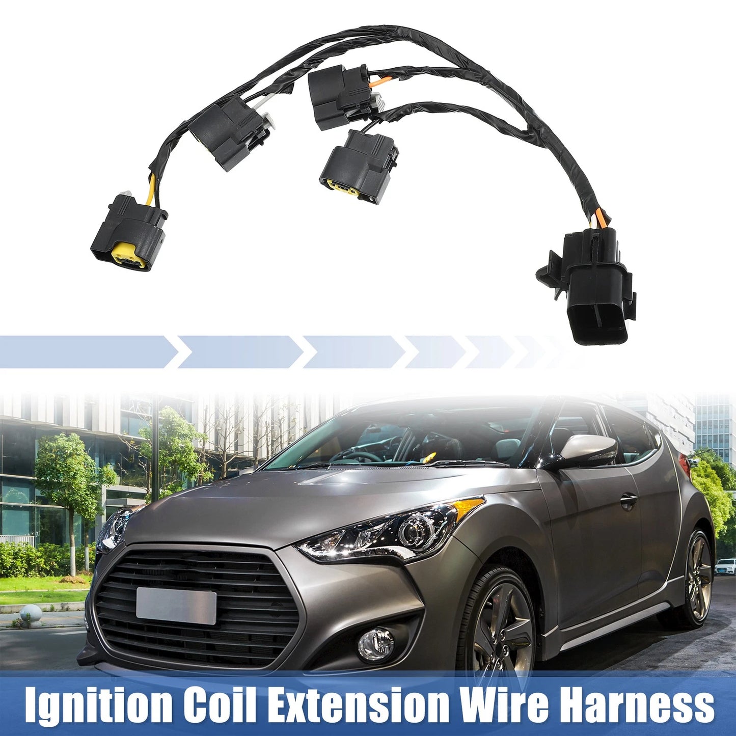 Ignition Coil Wire Harness for Kia Rio, Soul & Hyundai Veloster (2011-2019)
