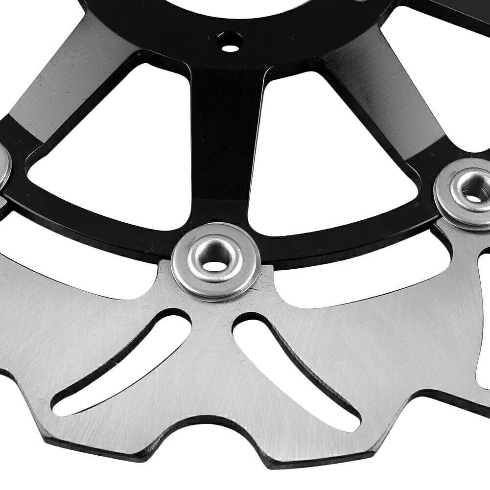 Front Brake Disc Rotors for Honda CBR600F4 1998-2000 & CBR600F4 1998-2010 Black
