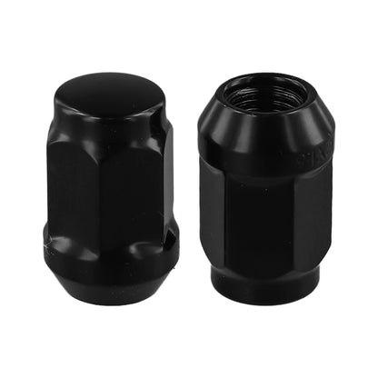 24 Pcs / M12x1.5 / Wheel-Nuts Black Lug Nut Socket for Land Cruiser Prado Ford
