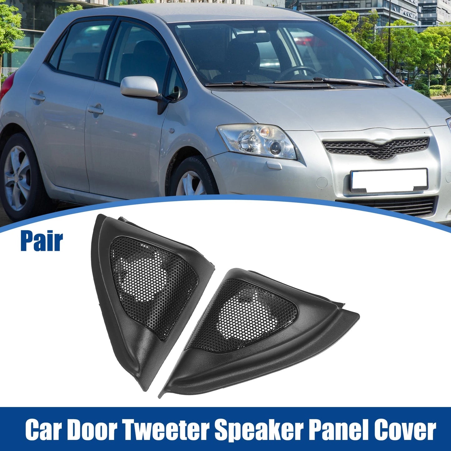 Car Door Tweeter Speaker Panel Cover Trim for Toyota Corolla (2003-2006)