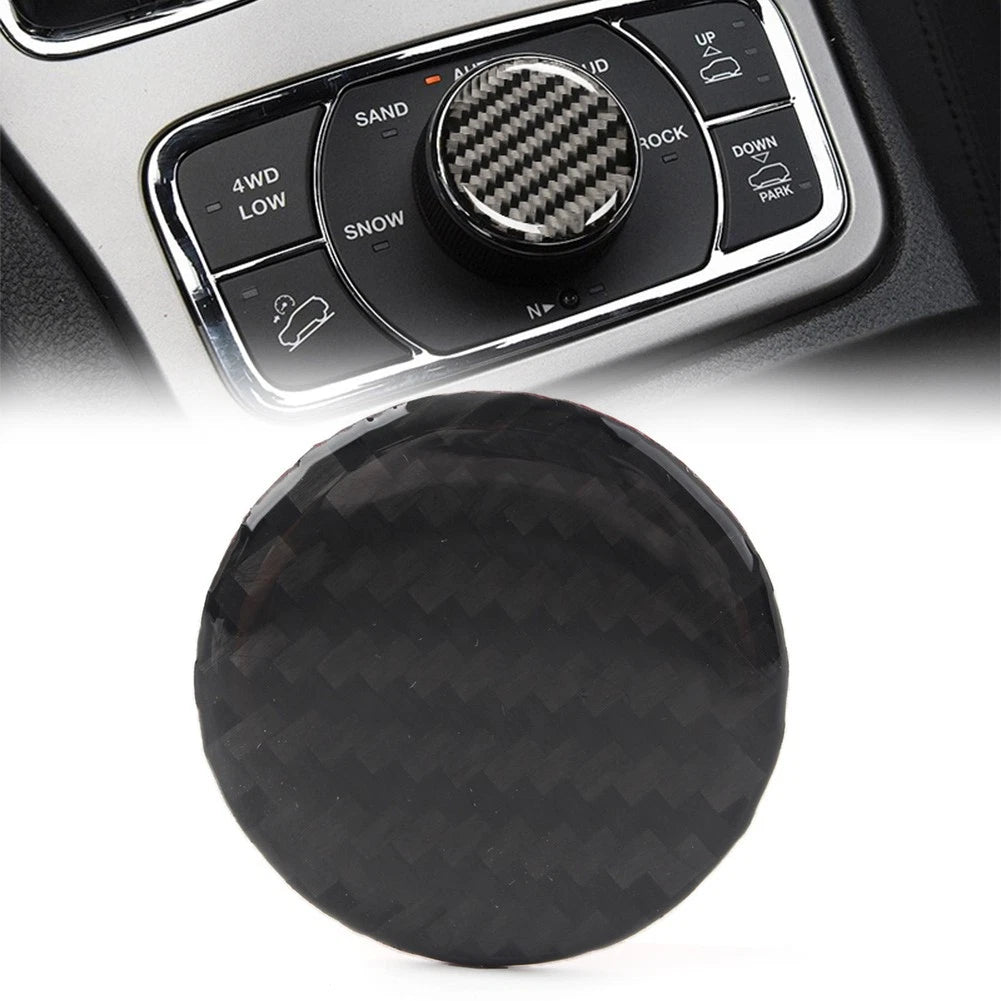 Jeep Grand Cherokee Central Console Knob Button Cover Trim Black (2011-2022)