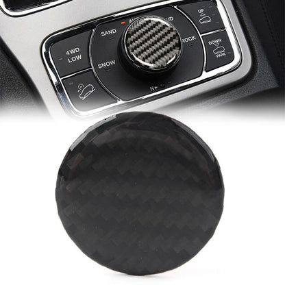 Jeep Grand Cherokee Central Console Knob Button Cover Trim Black (2011-2022)