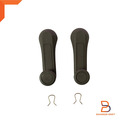 Grey Window Regulator Winder Handles for Isuzu Holden Rodeo (TF) (1997-2003)