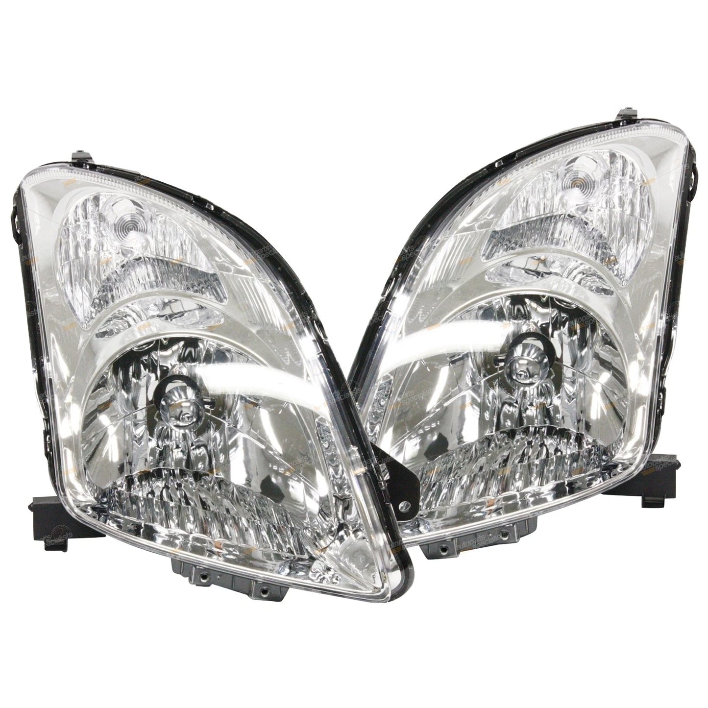 Pair Chrome Headlights for Suzuki Swift Hatch (2005 - 2010)
