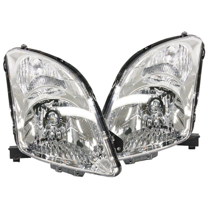 Pair Chrome Headlights for Suzuki Swift Hatch (2005 - 2010)