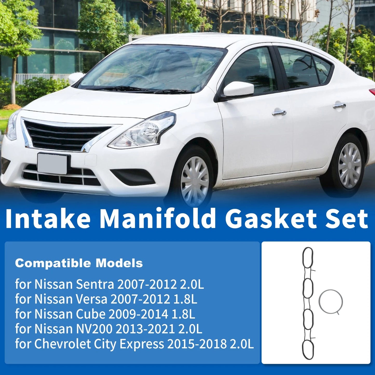 Intake Manifold Gasket Set for Nissan NV200 (2013-2021) 2.0L