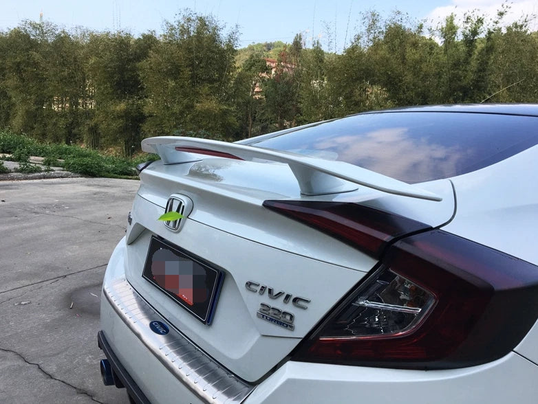 Universal Spoiler Wing for Honda Civic Sedan 2016-2021 Pearl White