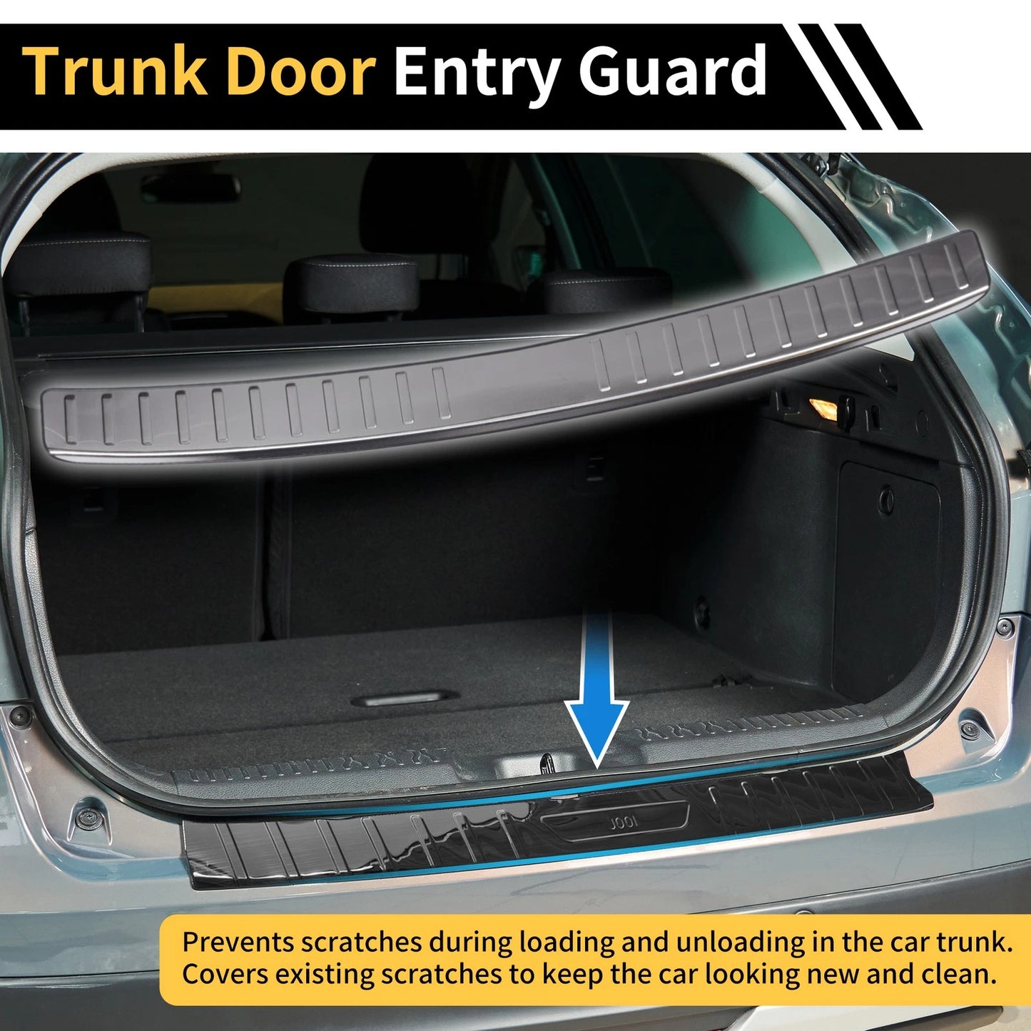 Rear Bumper Topper for BMW X3 2015-2017 Silver Tone (1 x Pcs)