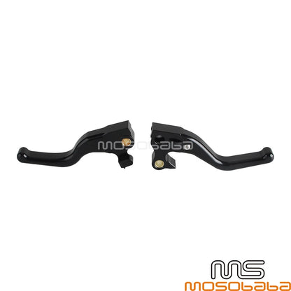 Black Hand Brake Clutch Lever Kit for Harley Sportster Nightster XL1200N (04-13)
