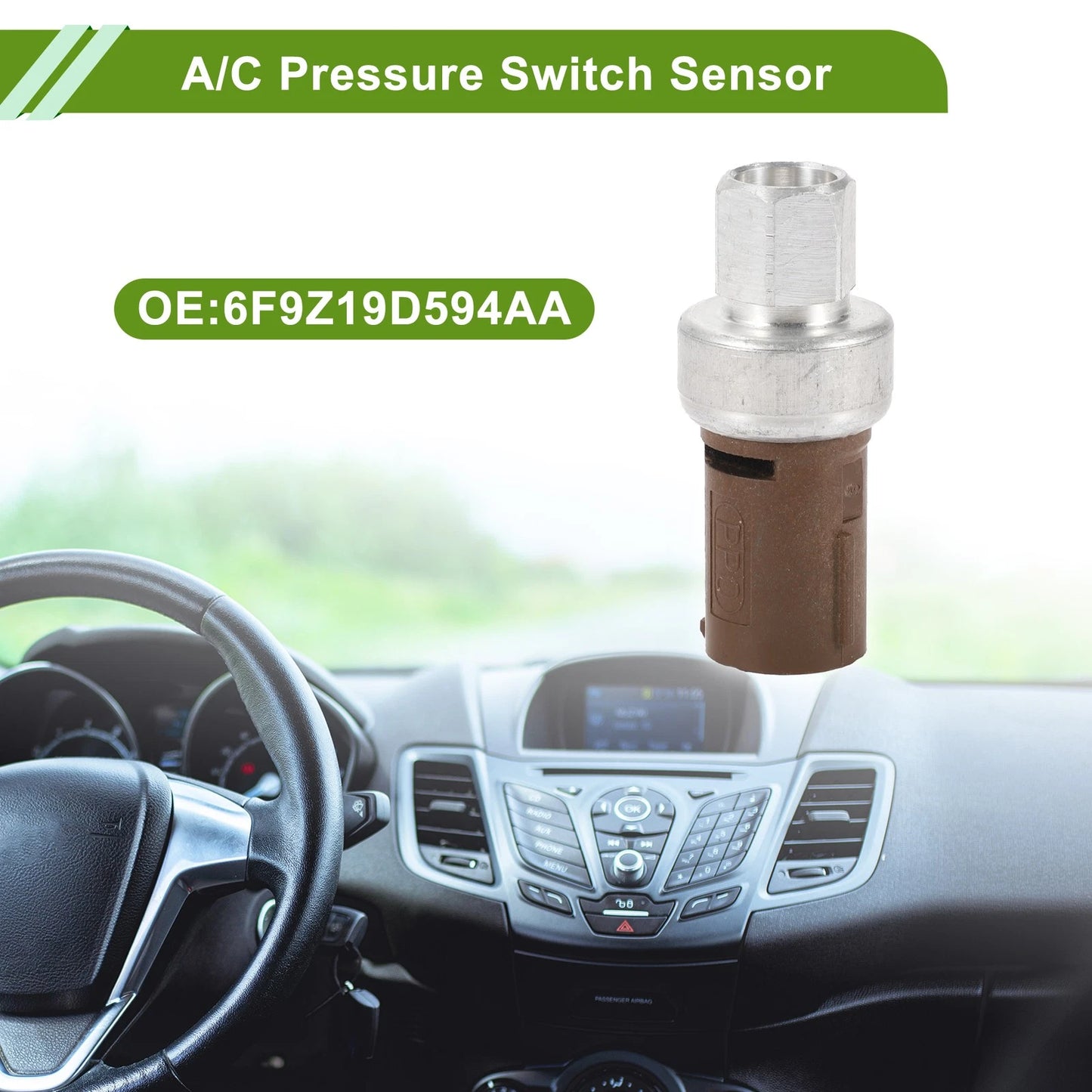 A/C Pressure Switch Sensor for Ford Edge 3.5L (2007-2010) 1 x Pcs