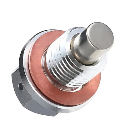 M12x1.25mm Magnetic Oil Drain Plug Bolt & Washer for Car