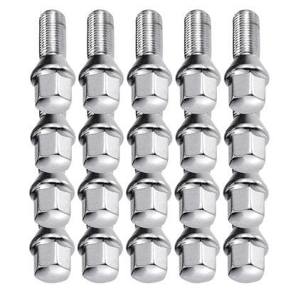M14 x 1.50 Car Wheel Bolts (20 Pcs) for BMW 7 Series (2002-2008) Metal